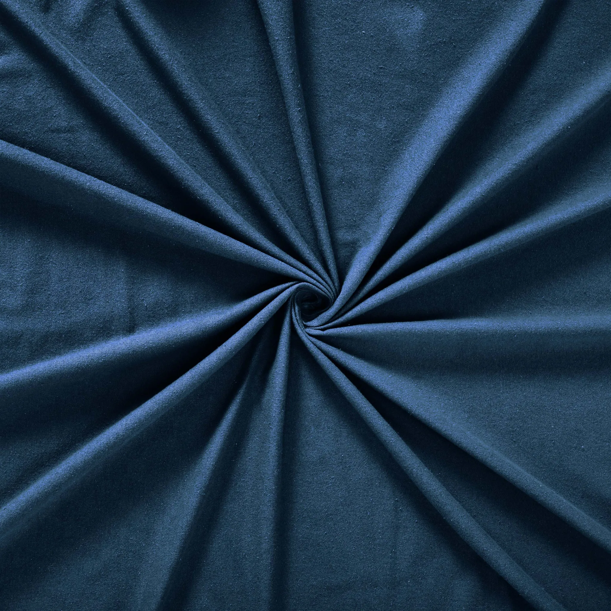 Cotton Flannel Bed Sheet Set Navy Blue