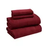 Flannel Bed Sheet Set Burgundy