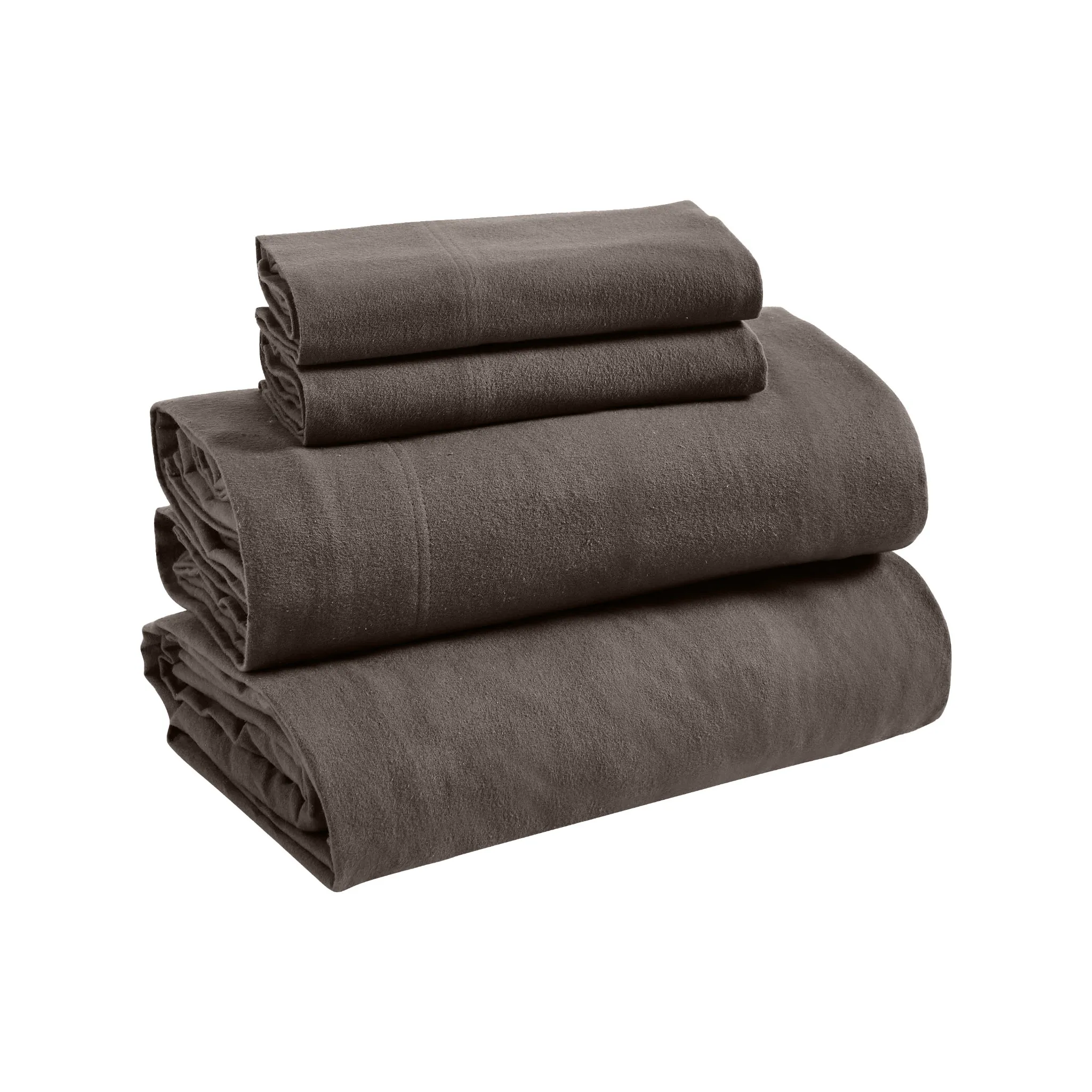 Flannel Bed Sheet Set Charcoal