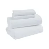 Flannel Bed Sheet Set White