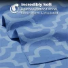 Trellis Flannel Bed Sheet Set Warm Cotton Sheets