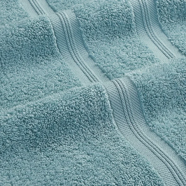 400 Gsm Cotton Zero Twist Towel Set Of 6 Turquoise