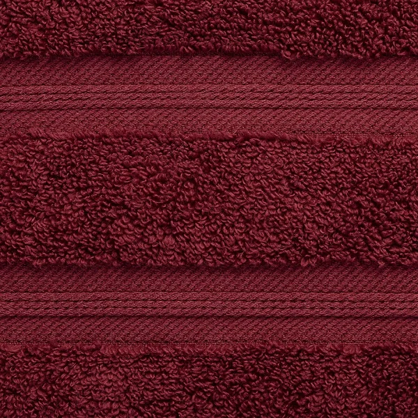 400 Gsm Quick Dry Towels Soft Absorbent Zero Twist Cotton Crimson Red