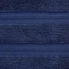 400 Gsm Quick Dry Towels Soft Absorbent Zero Twist Cotton Navy Blue