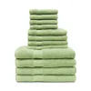 500 Gsm Egyptian Cotton Towel Set Of 12 Bath Towels Sea Foam