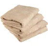 600 Gsm Egyptian Cotton Bath Towel Set Of 4 Taupe