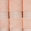 600 Gsm Egyptian Cotton Bath Towels Peach