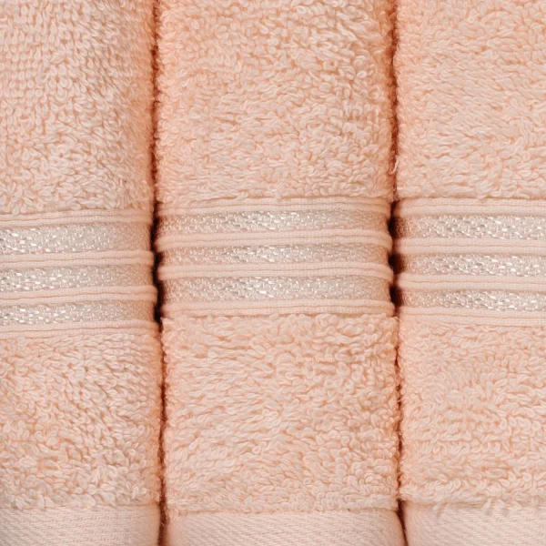 600 Gsm Egyptian Cotton Bath Towels Peach