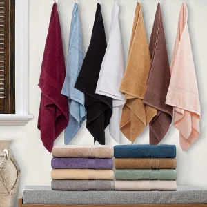 600 Gsm Egyptian Cotton Face Towel Set Of 10 Soft Plush Facecloths