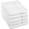 600 Gsm Egyptian Cotton Face Towel Set Of 10 Soft Plush Facecloths White
