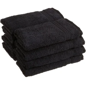 600 Gsm Egyptian Cotton Hand Towel Set Of 8 Black