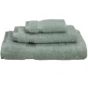 600 Gsm Egyptian Cotton Towel Set Of 3 Face Hand Bath Towels Sage
