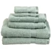 600 Gsm Egyptian Cotton Towel Set Of 6 Sage