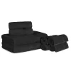 600 Gsm Egyptian Cotton Towel Set Of 8 Black