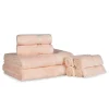 600 Gsm Egyptian Cotton Towel Set Of 8 Peach
