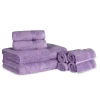 600 Gsm Egyptian Cotton Towel Set Of 8 Royal Purple