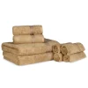 600 Gsm Egyptian Cotton Towel Set Of 8 Toast