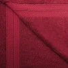 650 Gsm Bamboo Rayon Cotton Towels Crimson Red