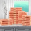 650 Gsm Bath Towel Set Of 18 Bamboo Rayon Cotton Towels