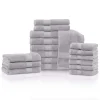 650 Gsm Bath Towel Set Of 18 Bamboo Rayon Cotton Towels Chrome