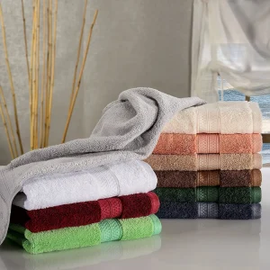 650 Gsm Hand Towel Set Of 6 Bamboo Rayon Cotton Washcloths