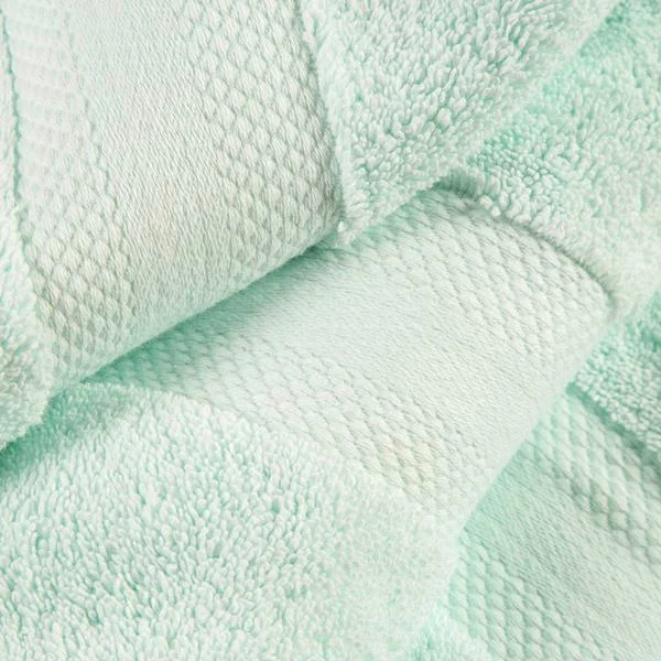 800 Gsm Turkish Cotton Towel Set Soft Plush Absorbent Hand Face Bath Towels Aqua Blue