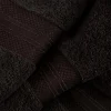 800 Gsm Turkish Cotton Towel Set Soft Plush Absorbent Hand Face Bath Towels Black