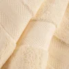800 Gsm Turkish Cotton Towel Set Soft Plush Absorbent Hand Face Bath Towels Ivory