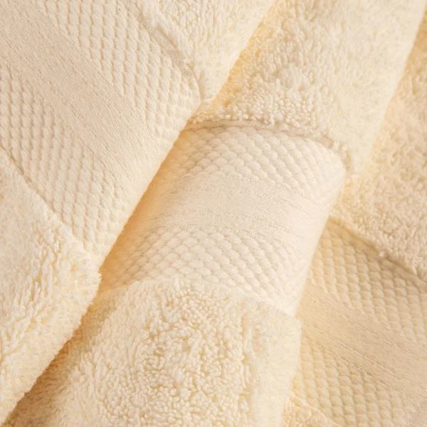800 Gsm Turkish Cotton Towel Set Soft Plush Absorbent Hand Face Bath Towels Ivory