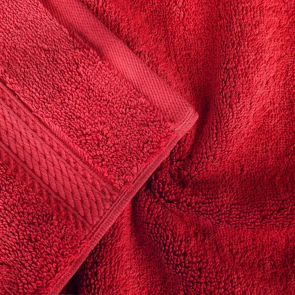 900 Gsm Egyptian Cotton Bath Sheet Set Plush Absorbent Oversized Body Towels Red