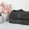 900 Gsm Egyptian Cotton Bath Sheet Set Of 2 Charcoal