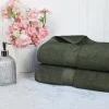 900 Gsm Egyptian Cotton Bath Sheet Set Of 2 Forest Green
