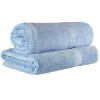 900 Gsm Egyptian Cotton Bath Sheet Set Of 2 Oversized Body Towels Light Blue