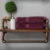 900 Gsm Egyptian Cotton Bath Towel Set Plum