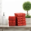 900 Gsm Egyptian Cotton Face Towel Set Coral