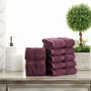 900 Gsm Egyptian Cotton Face Towel Set Plum