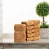 900 Gsm Egyptian Cotton Face Towel Set Rust