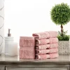 900 Gsm Egyptian Cotton Face Towel Set Tea Rose