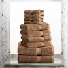 900 Gsm Egyptian Cotton Towel Set Of 10 Heavy Bath Towels Latte