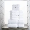 900 Gsm Egyptian Cotton Towel Set Of 10 Heavy Bath Towels White