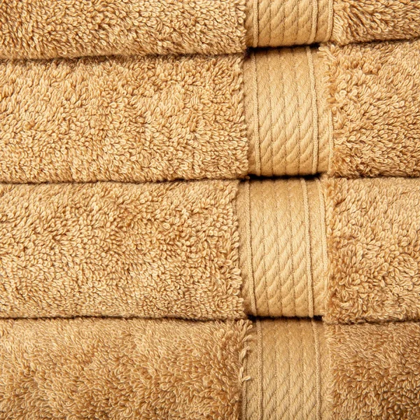 Egyptian Cotton Towel Set 900 Gsm Plush Absorbent Bath Towels Toast