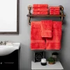 Egyptian Cotton Towel Set Of 10 900 Gsm Hand Face Bath Towels Coral