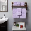 Egyptian Cotton Towel Set Of 10 900 Gsm Hand Face Bath Towels Purple