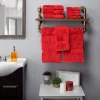 Egyptian Cotton Towel Set Of 10 900 Gsm Hand Face Bath Towels Red