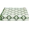 550 Gsm Long Staple Cotton Bath Sheet Set Of 2 Oversized Towels Hunter Green Cream