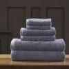Denim Washed Bath Towels 550 Gsm Cotton Lilac