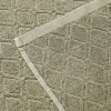 Denim Washed Bath Towels Set 550 Gsm Cotton Sage Jacquard