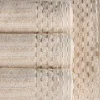600 Gsm Textured Towel Set Ribbed Towels Ivory