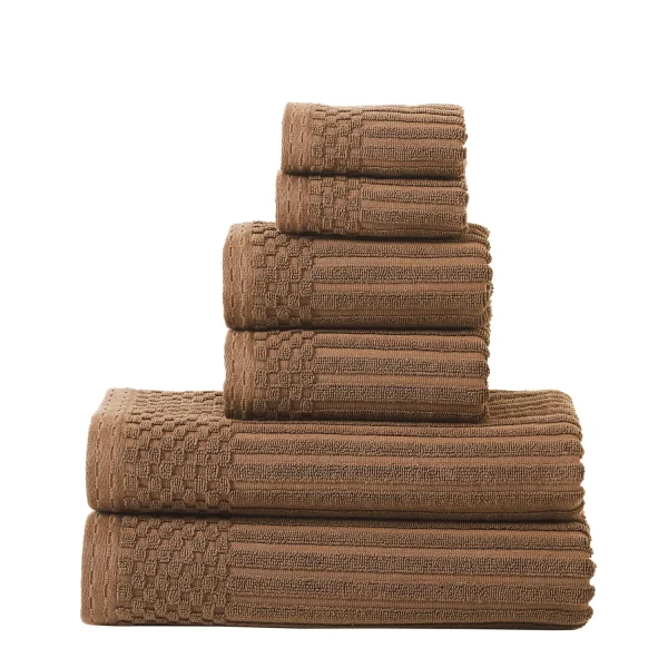 Java Rib Stripes Towels Set 600 Gsm Cotton