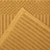 Ribbed Textured Towels Set 600 Gsm Cotton Coffee